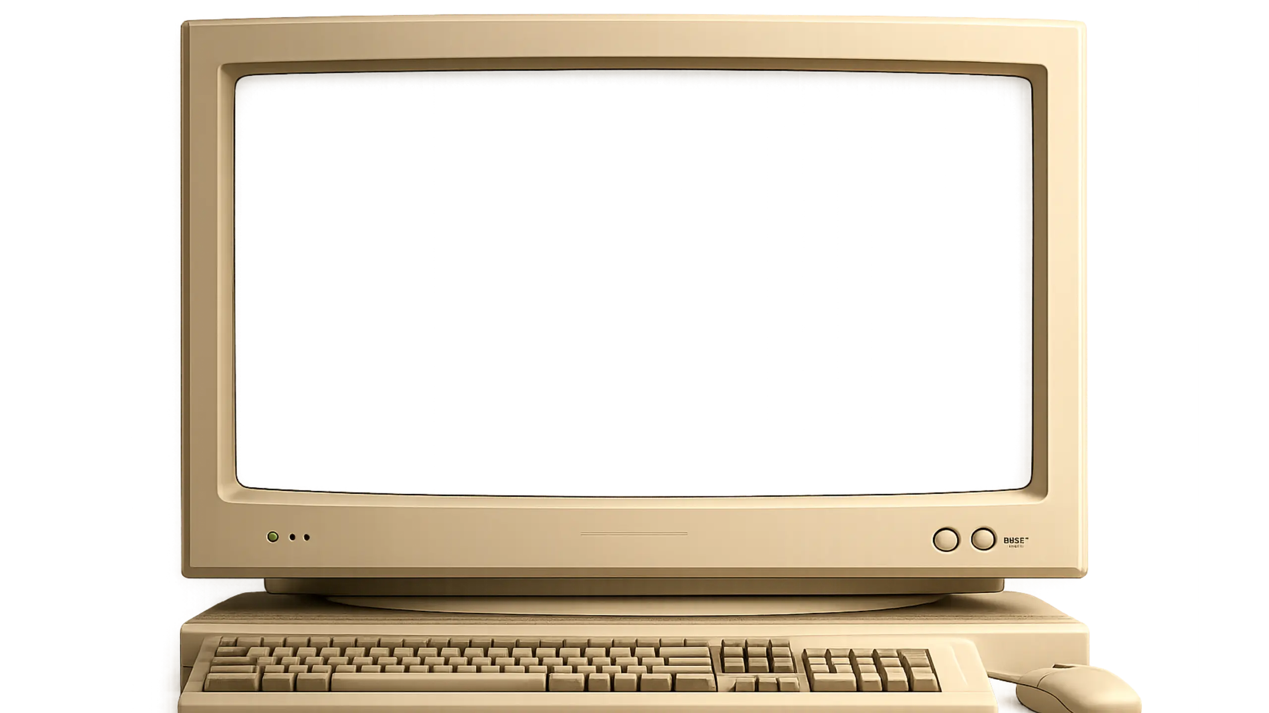 Vintage computer frame